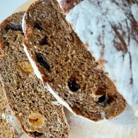 Хлеб ржаной десертный (лен, чернослив, курага), 450 гр.